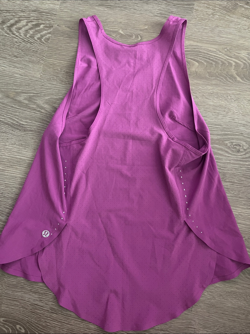 Lululemon Athletica Magenta Racerback Performance Tank